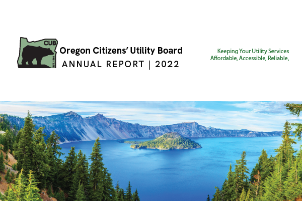 2022 CUB Annual Report | Latest News | News | Oregon CUB