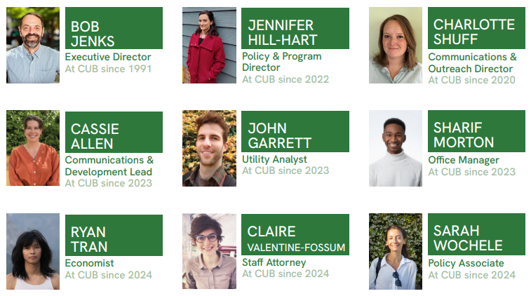 CUB 2024 Staff