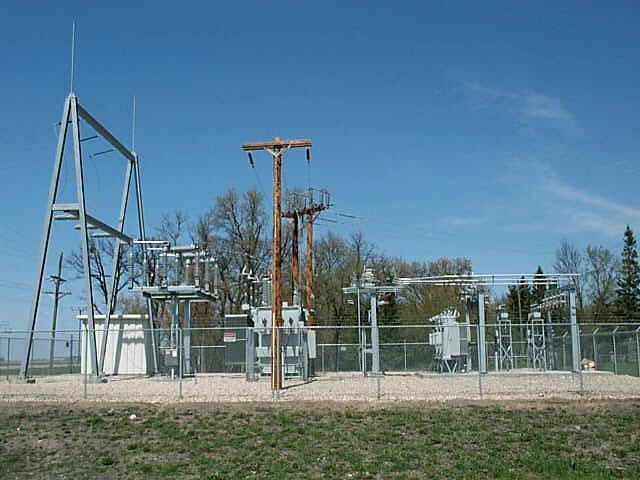 Substation in a neighborhood