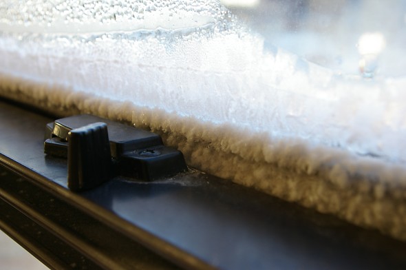 Frozen over window
