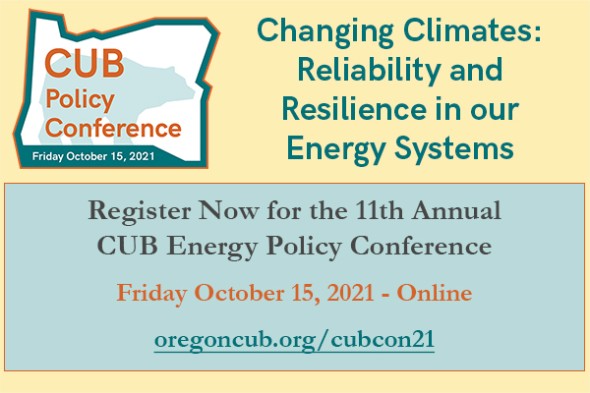 Register today for the 2021 CUB Energy Policy Conference,