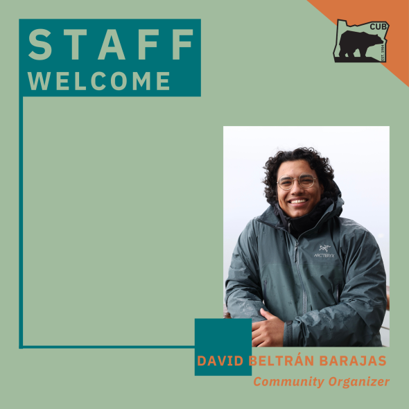CUB's Community Organizer David Beltrán Barajas