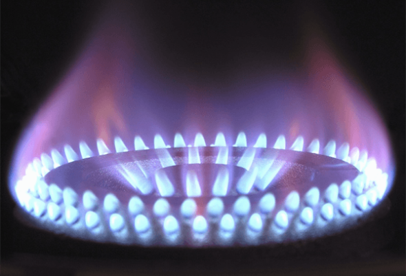 Gas stovetop burner