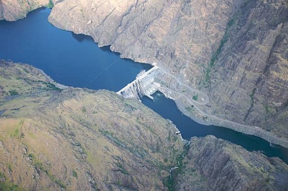 Hells Canyon Dam - one of several dams that make up Idaho Power's hydroelectric resource supply
