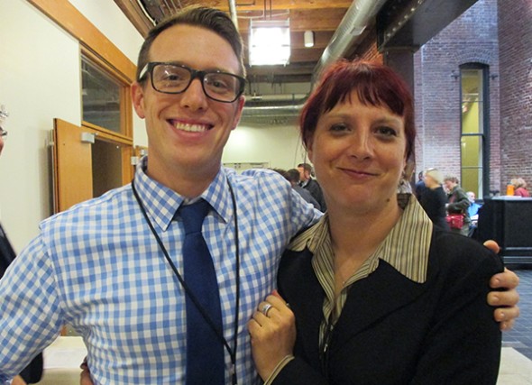 Leslie Murray, pictured with former CUB law clerk Jordan Bailey at the 2014 CUB Policy Conference