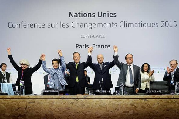 Plenary session of the 2015 Paris Climate Accords