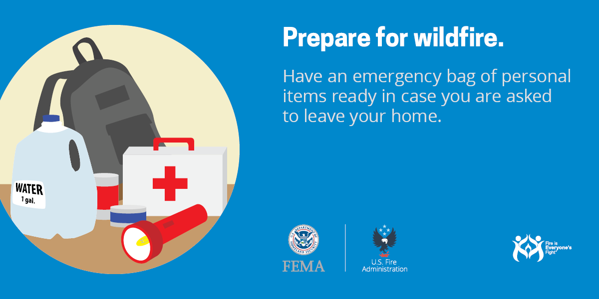 Wildfire go bag
